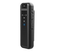 Kexpery Mini videocamera invisibile HD1080P piccola applicazione della legge registratore visione notturna a infrarossi videoregistratore digitale clip posteriore (A)