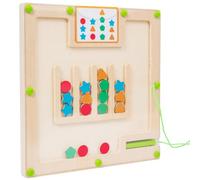 Kexpery Montessori Awakening Toy Ordining Colori e Forme Game di Memoria Magnetica for Bambini Regalo di Compleanno