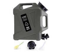 Kexpery Tanica portatile di emergenza da 12 litri con beccuccio, secchio per acqua potabile, grande capacità, per veicoli, auto, campeggio all'aperto (verde militare)