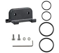 Kexpery Triathlon Racing Portatarga Supporto for targa for bicicletta a sgancio rapido Clip Rotondo for portanumero da corsa Gancio for ciclismo su strada di montagna (Tubo tondo)