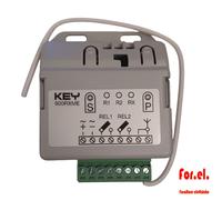 KEY AUTOMATION 900RXME RICEVITORE ESTERNO 2CH 433,92MHZ 12/24V