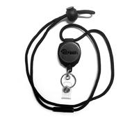 KEY-BAK Sidekick Retractable Badge Reel and Keychain Breakaway Lanyard with a Key Ring and Twist-Free Clear I.D. Badge Holder on a Retractab