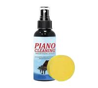 Key Cleaner Spray - 100 ml Pianoforte Shine Lucido, impronte digitali, detergente liquido, formula sicura, cura degli strumenti senza fusione (morbido) | () musica per festival