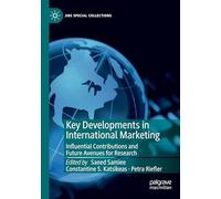 Key Developments in International Marketing: Influential Contributions and Future Avenues for Research
