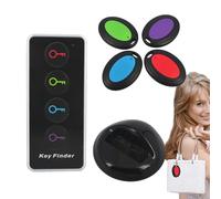Key Finder Locator | Smart Tarcker Tag | Compatible with Find My APP | Replaceable Battery, IP67 Waterproof, Suitable for Luggage, Bags, Wallets, Backpacks, Keys Tracking Tags,