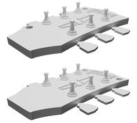 Key Holder for Gibson Les Paul Guitar Headstock Wall Mount Music Room Organizer