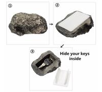 Key Holder Hidden Storage Cassetta Portachiavi in pietra Chiave