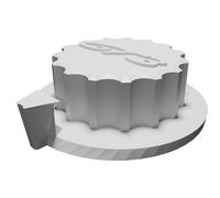 Key Holder Wall Mount for Porsche Decorative Center Nut Design Car Keys Display