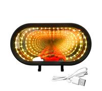 Key Holder Wall Mount - Modern Rechargeable Keys Organizer, Infinity Garage Key Holder Wall Decor for Living Room, Bedroom, Entryway, Hallway, Farmhouse, RV, Men, Dad, and Car Enthusiasts