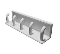 Key Holder with 5 Hooks and Storage Shelf - Wall Mounted Home Organization