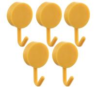 Key Hooks for Wall Decor - Adhesive Holder Rack Set | 5 Piece No Drill Organizer for Towels, Keys, and Accessories, Decorative Wall Mounted Design for Home, Kitchen, or Bathroom, Modern Space Saving