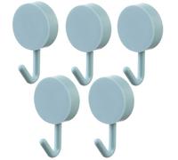 Key Hooks for Wall Decor - Adhesive Holder Rack Set | 5 Piece No Drill Organizer for Towels, Keys, and Accessories, Decorative Wall Mounted Design for Home, Kitchen, or Bathroom, Modern Space Saving