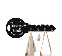 Key Hooks Holder for Wall Decorative - Entryway Keys Hanging Hangers Wall Mounted Racks | Coat Hooks | Wooden Key Rack For Walls | Space-Saving Storage Hanger Home Decor Fôr Apartment Bedroom