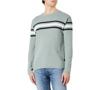 KEY LARGO Booking Round Neck Pullover, Faded Moss (1541), S Uomo