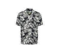 Key Largo Camicia 'Havanna' nero / bianco Uomo Key Largo XL nero / bianco