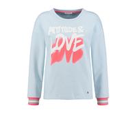 Key Largo Felpa 'ATTITUDE' blu pastello / rosa neon / bianco Donna Key Largo XS