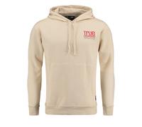 Key Largo Felpa 'KLTRUE COURAGE' beige / grigio / rosso Uomo Key Largo XXXL beige / grigio / rosso