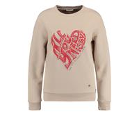 Key Largo Felpa 'NEED' beige / rosso Donna Key Largo S beige / rosso