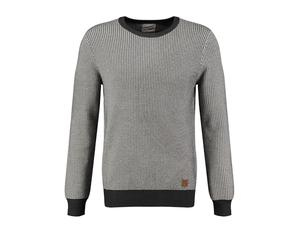 Key Largo Klchelsea Round Pullover, Grigio (1103), M Uomo