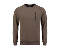 Key Largo Klfinal Round Maglia di Tuta, Mud Brown (1607), L Uomo