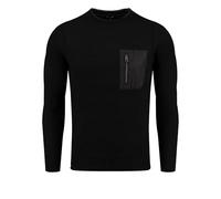 Key Largo Klfloor Round Pullover, Nero (1100), S Uomo