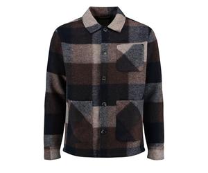 KEY LARGO Kllocarno 1/1 Checks Camicia, Blu Scuro (1201), XL Uomo