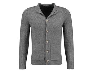 Key Largo Klluzern Jacket Maglione Cardigan, Dark Grey (1102), M Uomo