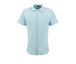 KEY LARGO Klsiegfried 1/2 Structure Camicia, Blu Ghiacciaio (1236), M Uomo