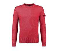 Key Largo Klsoho Round Pullover, Rosso Mattone (1306), XL Uomo