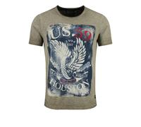 Key Largo Maglietta 'MT HOUSTON' navy / verde / oliva / rosso Uomo Key Largo XXXL navy / verde / oliva / rosso