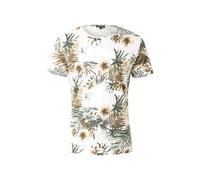 Key Largo Maglietta 'PLAYA' marrone / verde scuro / bianco Uomo Key Largo XL marrone / verde scuro / bianco