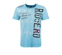 Key Largo Maglietta 'Ridge' blu cielo / rosso vino / nero / bianco Uomo Key Largo M