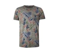 Key Largo Maglietta 'Santa Fe' navy / grigio sfumato / cachi / rosso Uomo Key Largo XL navy / grigio sfumato / cachi / rosso