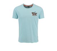 Key Largo Maglietta 'West Side' blu colomba / rosso arancione / nero / bianco Uomo Key Largo XXL