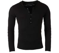 KEY LARGO MLS Ginger T-Shirt, Nero (1100), L Uomo