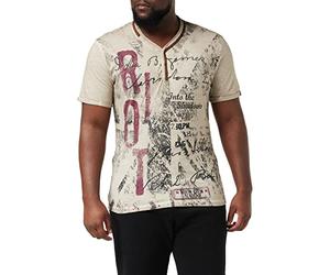 KEY LARGO Mt Riot T-Shirt, Sabbia, M Uomo