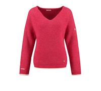 Key Largo Pullover 'Caro' rosso carminio / bianco lana Donna Key Largo M