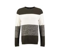 Key Largo Pullover 'Jogi' abete / verde sfumato / bianco Uomo - PROMO - Pullover e cardigan - Pullover - Pullover girocollo Key Largo M