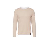Key Largo Pullover 'STEFANO' beige scuro / nero / bianco Uomo Key Largo S beige scuro / nero / bianco