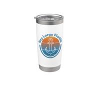 Key Largo Sailor - Conch Republic navigando sulle Florida Keys Bicchiere termico in acciaio inox doppia parete