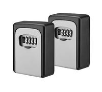 Key Lock Box Resistente alle intemperie Combinazione di 4 cifre Password Key Storage Security Lock Box Indoor Outdoor Key Safe Lock Box(50)