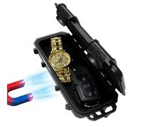 Key Magnet For Under Car - Portable Small Strong Waterproof Organizer | Car Key Holder for Cash Storage Lock RVs Motorcycles Trucks Buses Tractors Forklifts