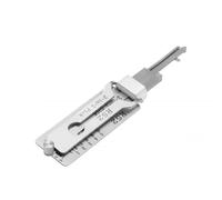 Key Master Decoder 2 In 1 Stainless Steel Lock Picker Tool Lock Pick Kit Professional Home Auto Repair Tools