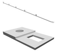 Key Organizer Display Hanger for Wall - Multi-Hook Storage System