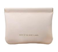Key Pouch | PU Leather Headphone Storage Bag - Coin Purse Waterproof Lightweight Snap Spring Closure for Family Colleagues Travel Home Storage, bianco, Se référer au descriptif, riferimento alla