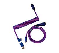 Key Premium cavo a spirale viola angolato Cab-3