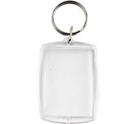 Key rings, size 40x50 mm, Rectangular, 25pcs