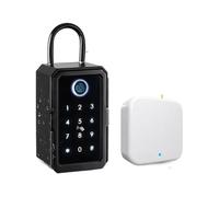 Key Safe TTlock Fingerprint Digital Key Box App Remote Unlock Wall Mount Security Key Lock Box Safety Box Lucchetto(TTLOCK+G2)