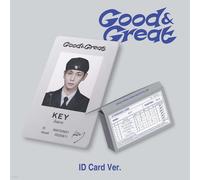 KEY SHINee 2° mini album BUONO & OTTIMO carta d'identità Ver. QR Card + P.Car...