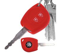 Key Soft Case Copri-chiave per auto Copri-protettore in silicone rosso Opel Agila B Nissan Pixo Suzuki Alto SX4 Swift Splash
